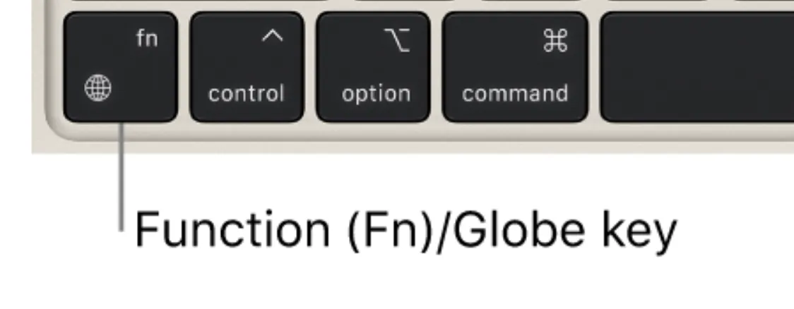 Mac globe key