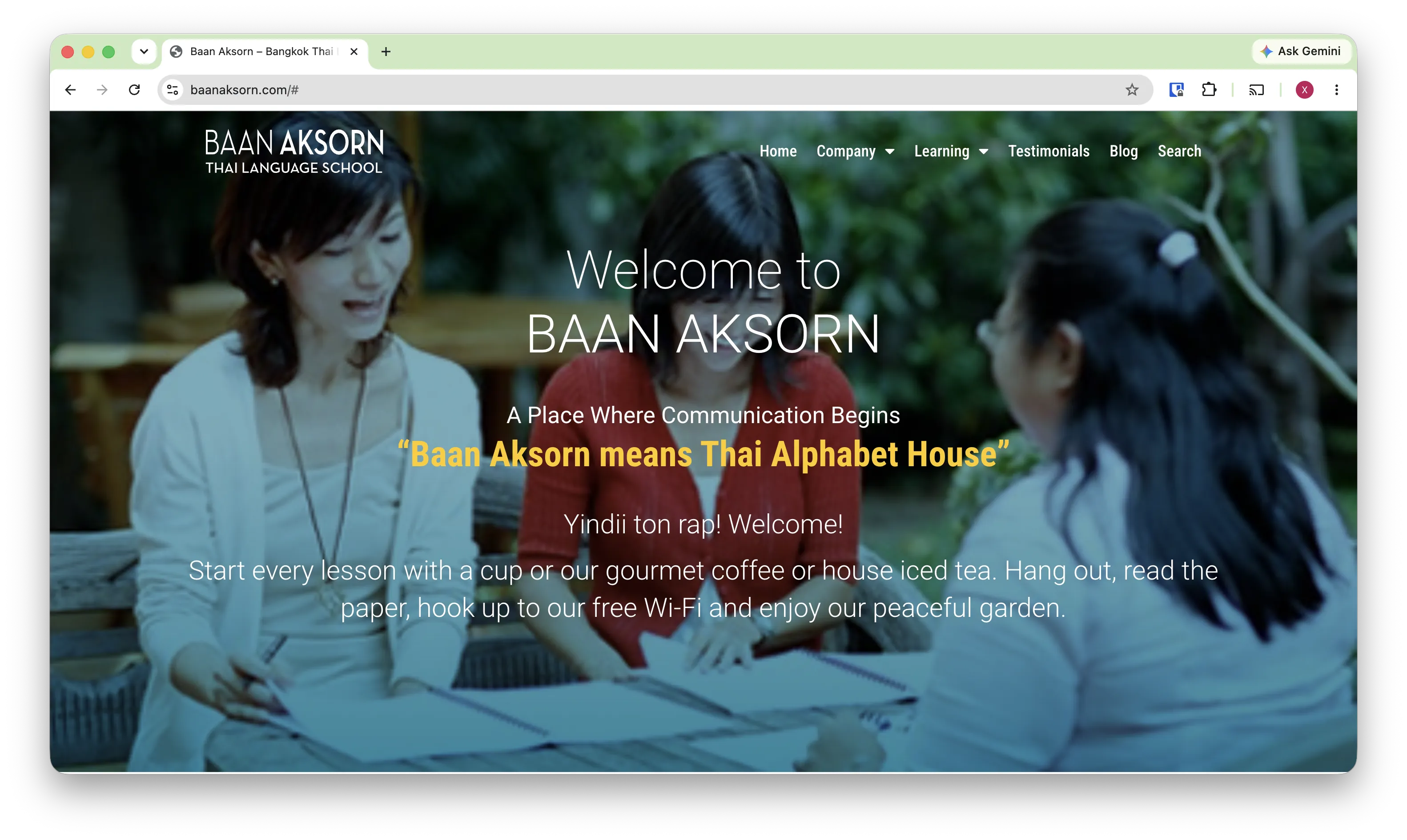 Previous homepage on 5 July 2026